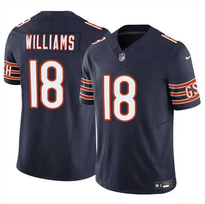 Men & Women & Youth Chicago Bears #18 Caleb Williams Navy 2024 Draft F.U.S.E. Vapor Football Stitched Jersey,We sell and wholesale Men & Women & Youth Chicago Bears #18 Caleb Williams Navy 2024 Draft F.U.S.E. Vapor Football Stitched Jersey on line form chian!